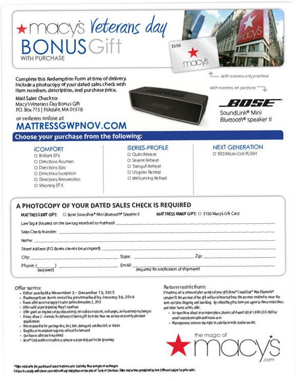 Macys gift with purchase form