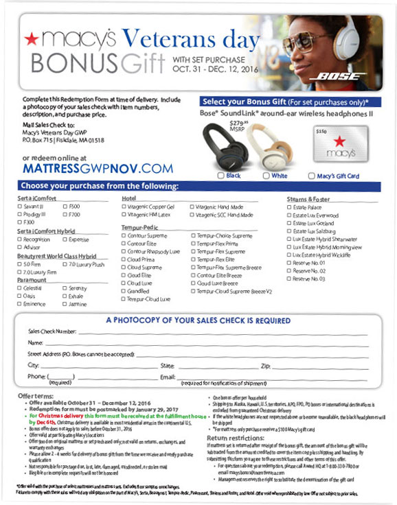 Macys gift with purchase program